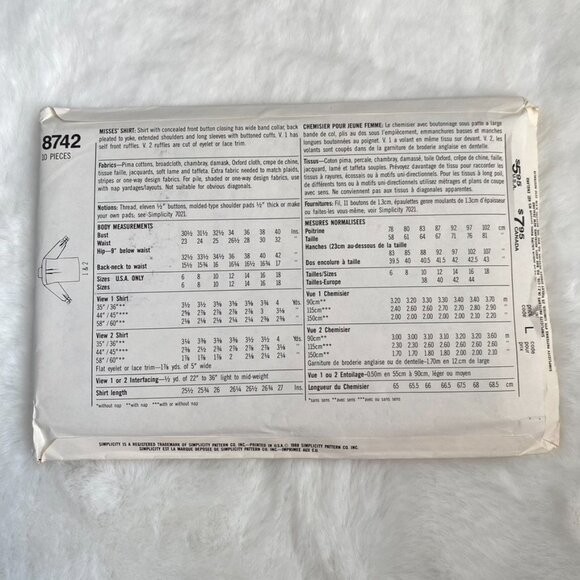 Simplicity Sewing Pattern - Picture 2 of 2